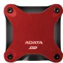 Išorinis SSD ADATA SD620 1 TB, nešiojamas USB 3.2 Gen 2 (Micro-USB B), skaitymas 520 MB/s, rašymas 460 MB/s, atsparus smūgiams, raudonas