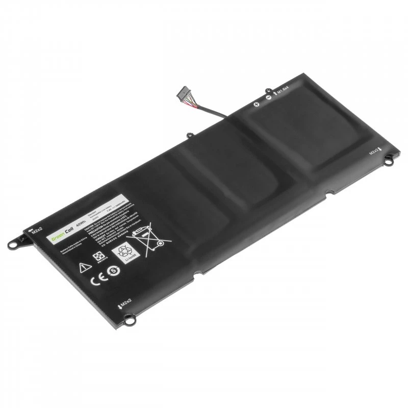 Baterija Green Cell DE103, skirta DELL XPS 13 9343 / 9350, 5400 mAh, LiPo, juoda
