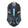 Laidinė optinė pelė DEFENDER CYBER MB-560L – ambidekstrinė, 1200 DPI, USB Type-A, 2 mygtukai, juoda