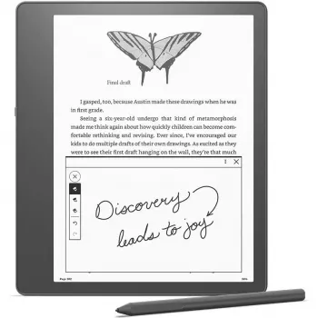 Amazon Kindle Scribe 16GB, be reklamų, Premium rašiklis, juodas (B09BRW6QBJ)