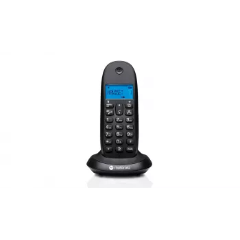 Belaidis telefono ragelis Motorola C1001CB Juodas – DECT belaidis ragelis su 1,6 colių ekranu