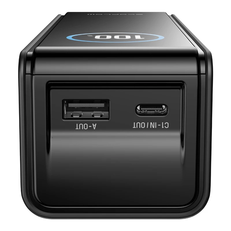 Powerbankas EcoFlow RAPID EF-RAPID25K140W-B-EU 25000 mAh, 3 prievadai (2×USB-C, 1×USB-A), Juoda