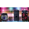Nešiojamas Bluetooth karaoke garsiakalbis MANTA SPK0803B140 140W, su baterija, MIC/USB/microSD, FM, ekvalaizeriu, ratais
