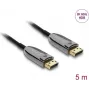 DELOCK Active Optical Cable DisplayPort 2.1 8K 60 Hz 40 Gbps 5 m