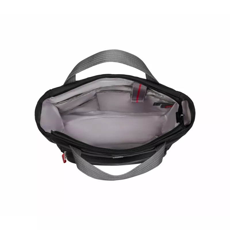 Moterų rankinė Wenger SwissGear Motion Vertical Tote 39,6 cm 15,6 colio juoda