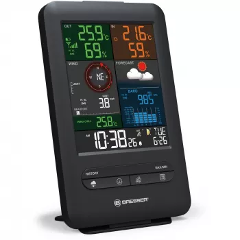 Skaitmeninė orų stotis Bresser Optics 7002525, vidaus ir lauko termometras