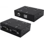 USB 2.0 į 2 prievadų RS-232 adapterio kabelis Exsys EX-13072HM metalinis korpusas