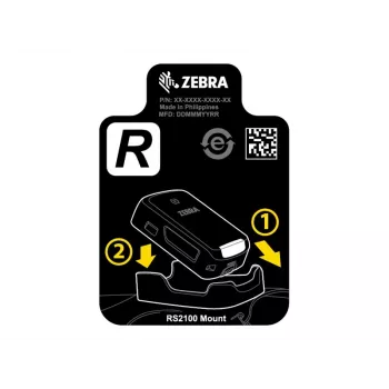 Zebra SG-RS2X-HMTRA-01 laikiklis Pasyvus brūkšninių kodų skaitytuvų laikiklis Juodas