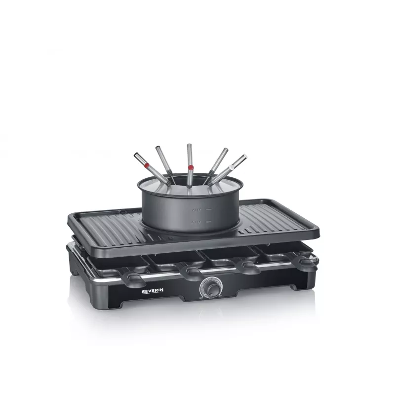 Raclette kepsninė Severin RG 2347 8 asmenims 1400 W juoda