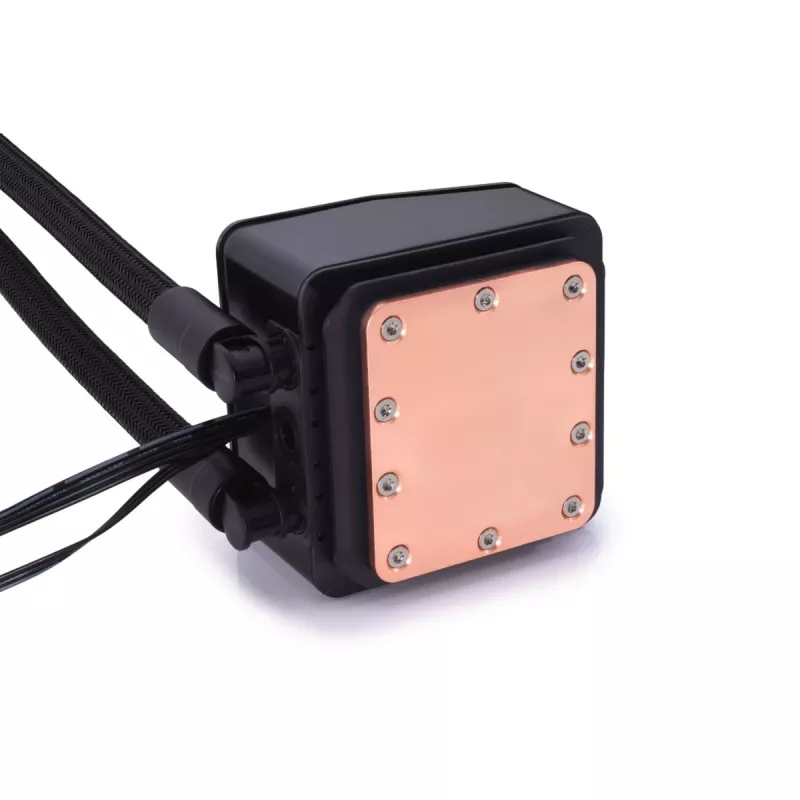 Alphacool T38 procesoriaus skysčio aušinimo komplektas 12 cm juodas