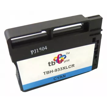 TB Print TBH-933XLCR perdirbta rašalo kasetė HP 933XL (CN054AE), HP Officejet 6100 ePrinter, žydra, 16 ml, 825 psl.