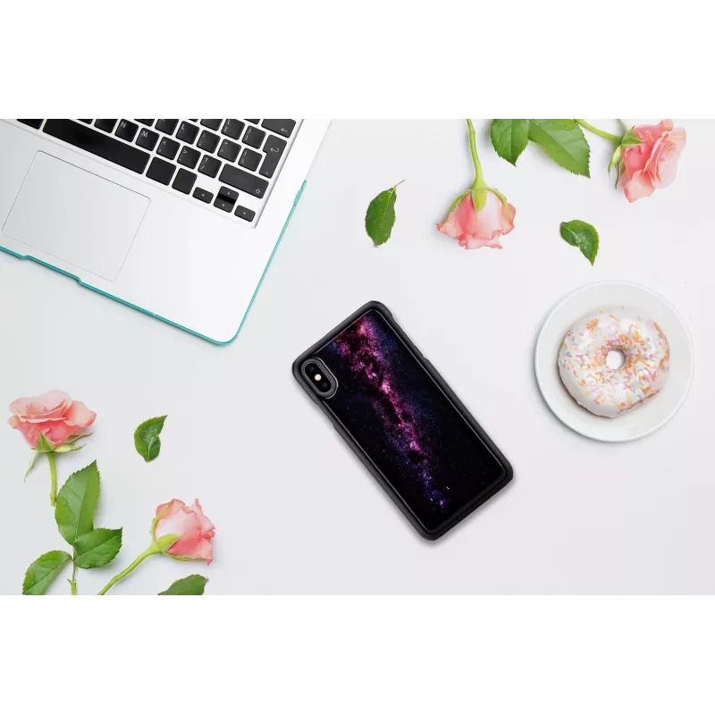 Telefono dėklas iKins, iPhone XS Max, milky way black