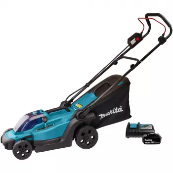 Makita DLM330RT elektrinė vejapjovė su baterija, juoda-mėlyna