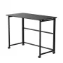 Sulankstomas stalas Maclean MC-1250 B, juodas, mobilus, 100x50 cm, max. 50 kg
