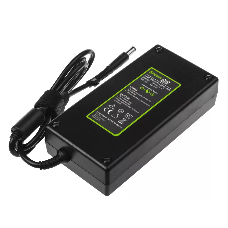 Maitinimo adapteris Green Cell AD111P 150W 19,5V 7,7A Universalus nešiojamojo kompiuterio adapteris juodas