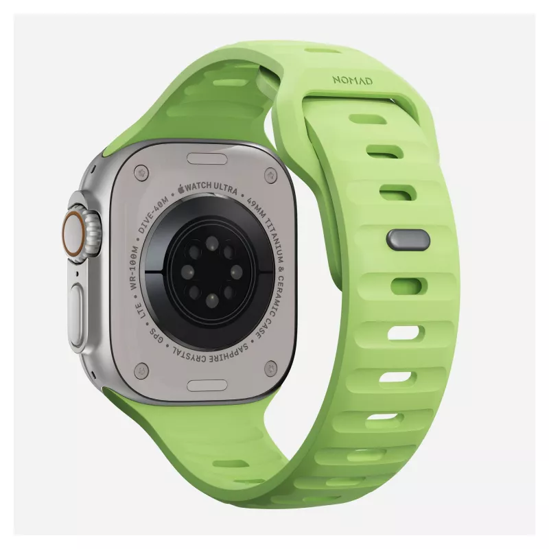 Nomad Sport Band Light Green Rubber – 21,5 mm, 160–195 mm