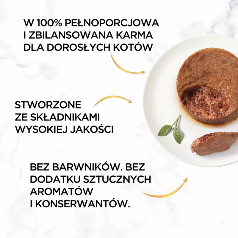 Šlapias kačių ėdalas Gourmet pâté su triušiena 85 g