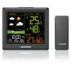 Oro stotelė BLAUPUNKT WS25BK – vidaus / lauko temperatūros ir drėgmės monitorius, juoda, 1 jutiklis, LCD ekranas