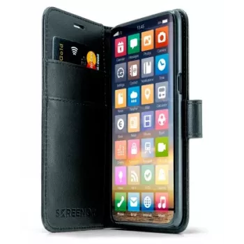 Screenor 27796 Apsauginis Dėklas Juodas Samsung Galaxy A15, A15 5G