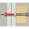 fischer sieninis kaištis DUOPOWER 10x50 BigBox šviesiai pilkas/raudonas 210 vnt. užsandarinama pakuotė (570550)