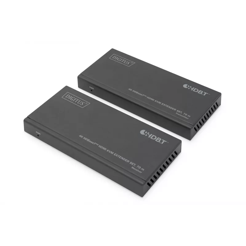 KVM prailgintuvo rinkinys Digitus 4K HDBaseT HDMI 70 m laidinis