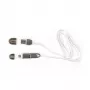 Sbox 2IN1W USB->Micro USB+IPH.5 M/M 1M baltas