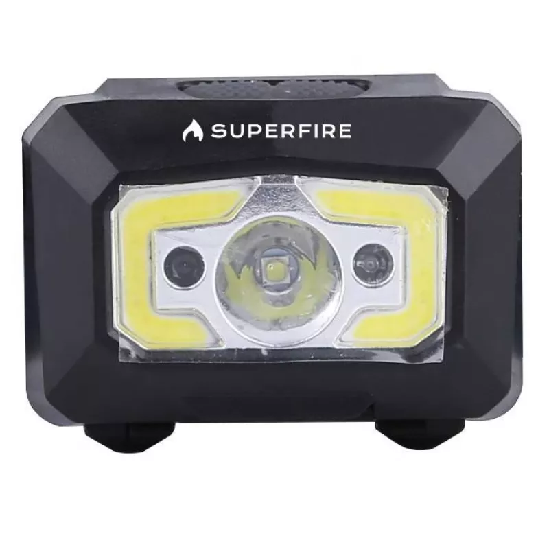 Superfire X30 priekinė lemputė, 340 lm, USB, 5 režimai, 130 m