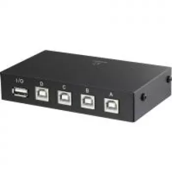 USB jungiklis Renkforce RF-4106952 — 4 prievadų USB 2.0, juodas