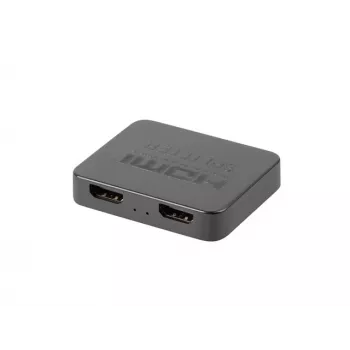 Lanberg SPV-HDMI-1002 HDMI signalo skirstytuvas, 2 HDMI jungtys, 4K, USB-C įėjimas