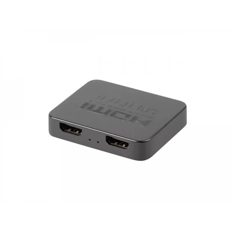 HDMI skirstytuvas LANBERG SPV-HDMI-1002 — 2x HDMI išėjimai, 4K, USB-C įėjimas