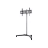 Edbak TR51 monitorio stovas ant grindų 152,4 cm iki 60 colių juodas 80 kg keliamoji galia