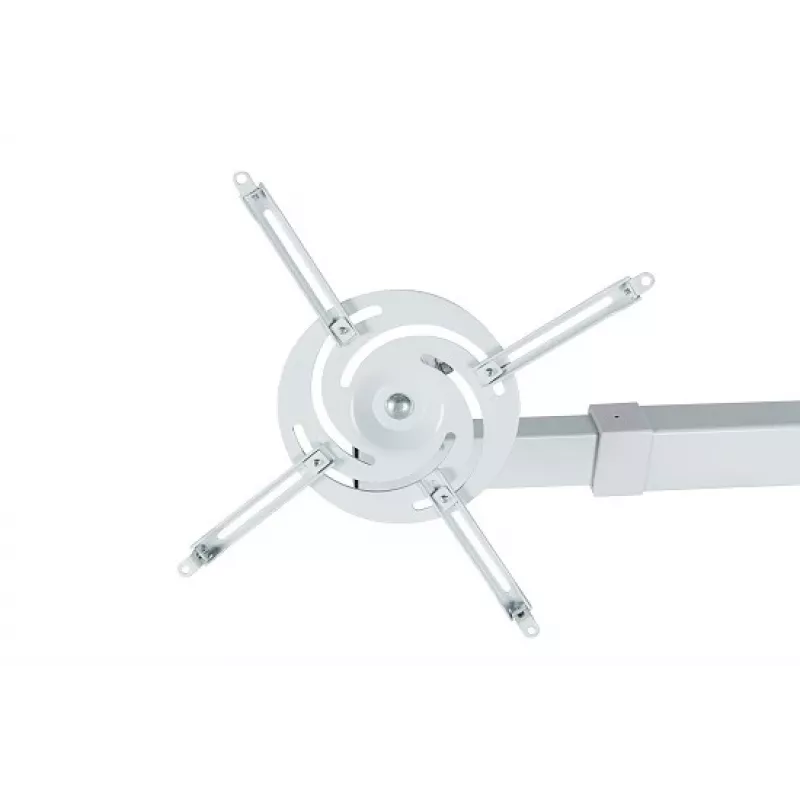 Sieninis laikiklis AVTEK WallMount Next 1200 — plieninis, baltas, teleskopinis, 360° pasukamas, pakreipimas ±42°, maks. apkrova 20 kg