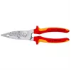 Kabelių nuėmiklis Knipex 13 76 200 ME 6 mm nuėmimo galia Raudonas Nerūdijantis plienas Geltonas
