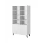 Shelving unit PAFOS 100x40x176.5 cm baltas matinis