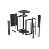 Stovimas serverio spintos rėmas LANBERG FF01-6624-12BL 24U 19 colių 600×600 mm, IP20, 1200 kg, juodas