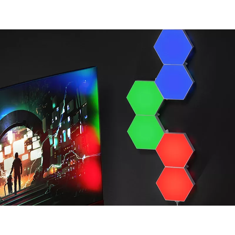 Įleidžiamas RGB LED skydelis TRACER Smart Hexagon Tracer 47256 Ambience TRAOSW47256