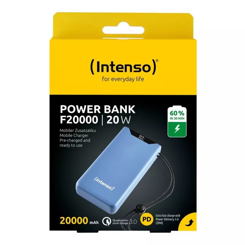 Intenso 7332055 Power Bank 20000 mAh LiPol mėlynas