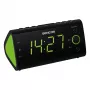 Radijo laikrodis SENCOR SRC 170GN – FM radijas su dvigubu žadintuvu, 1,2 colio LED ekranu, patalpos temperatūra, snaudimo funkcija (juodas)