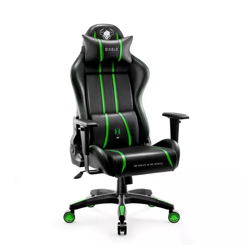 Kėdė Diablo X-One 2.0 Normal Size Gaming juoda, žalia