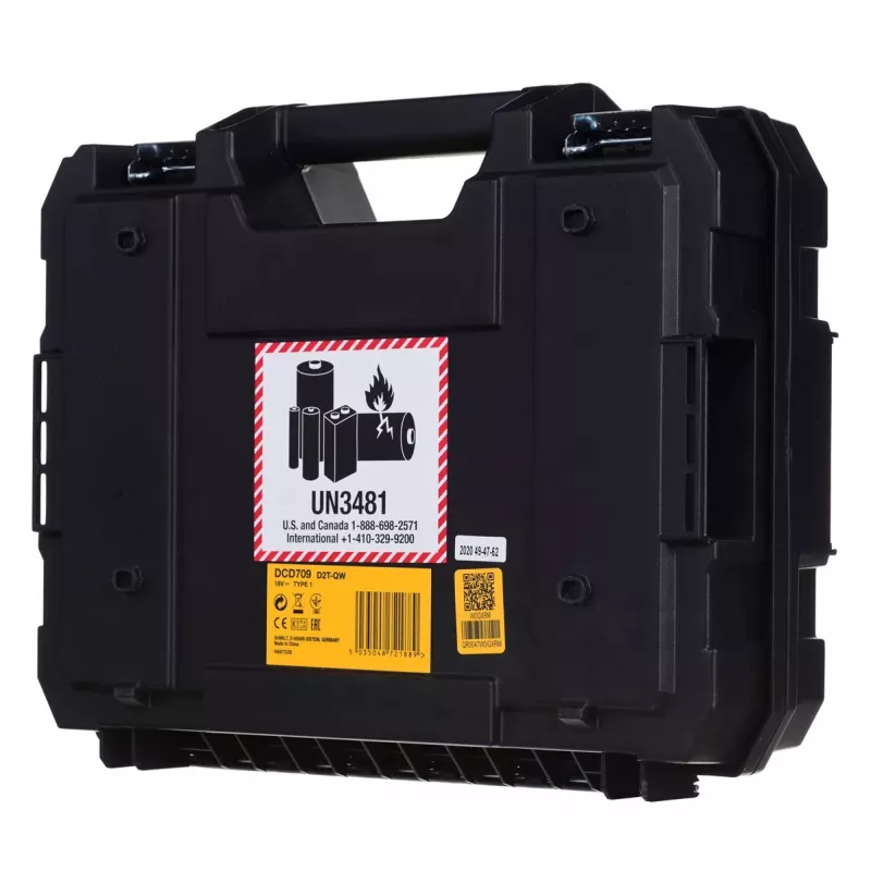 Dewalt DCD709D2T akumuliatorinis smūginis veržliasukis su baterija ir įkrovikliu