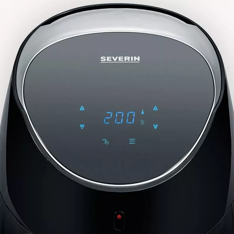 SEVERIN FR 2445 XXL Oro Gruzdintuvė (Juoda/Sidabrinė, 2000 W, 5 l krepšys)
