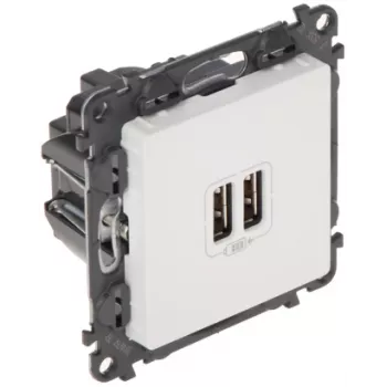 Sieninis įkrovimo lizdas Legrand Valena Life USB LE-753112 su integruotais USB prievadais