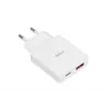 iBox ILUC43W universalus mobiliojo įrenginio kroviklis baltas AC vidaus