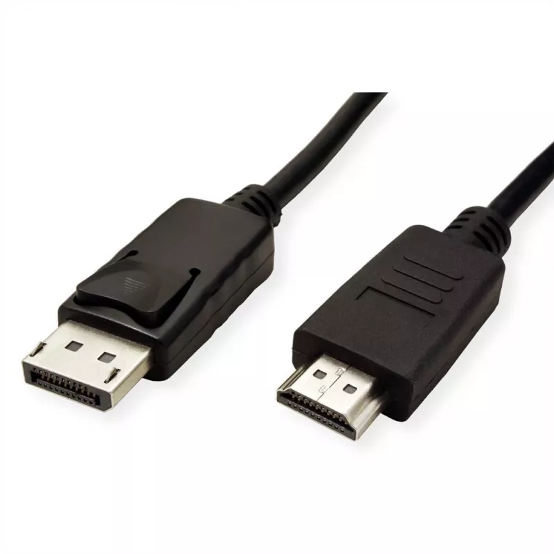 Laidas ROLINE 11445780 1 m DisplayPort į HDMI juodas