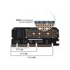 Plėtotės kortelė, adapteris M.2 NVMe M-Key PCI-E Savio AK-41