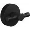 Kabliukas drabužiams tesa 40564-00000-00 MOON BLACK, 2 kabliukai, 50 x 53 x 65 mm, metalas, juoda matinė