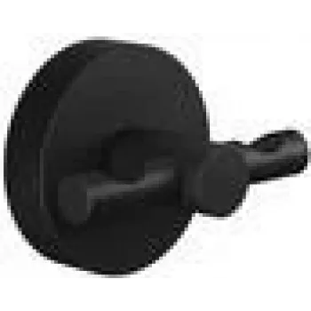Kabliukas drabužiams tesa 40564-00000-00 MOON BLACK, 2 kabliukai, 50 x 53 x 65 mm, metalas, juoda matinė