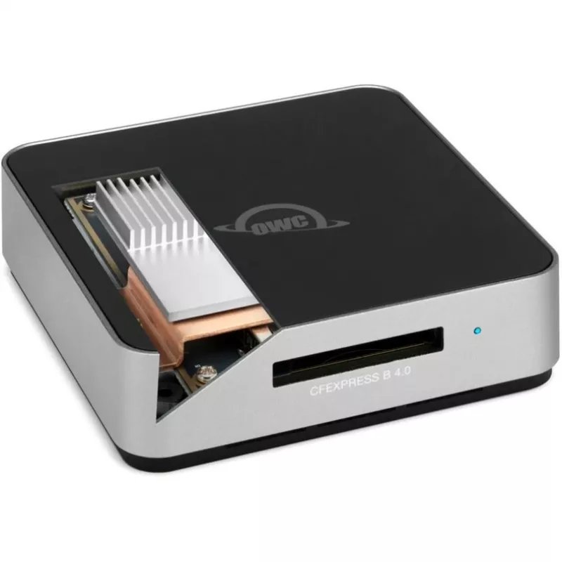 Kortelių skaitytuvas OWC OWCTCCFXB4RDR — USB 3.2 Gen 2 Type-C, CFexpress/SD/SDXC, juodas, 8256 Mbit/s