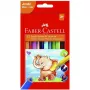 FABER-CASTELL spalvoti pieštukai trikampiai Jumbo 5,4 mm 12 vnt. kartoninė dėžutė