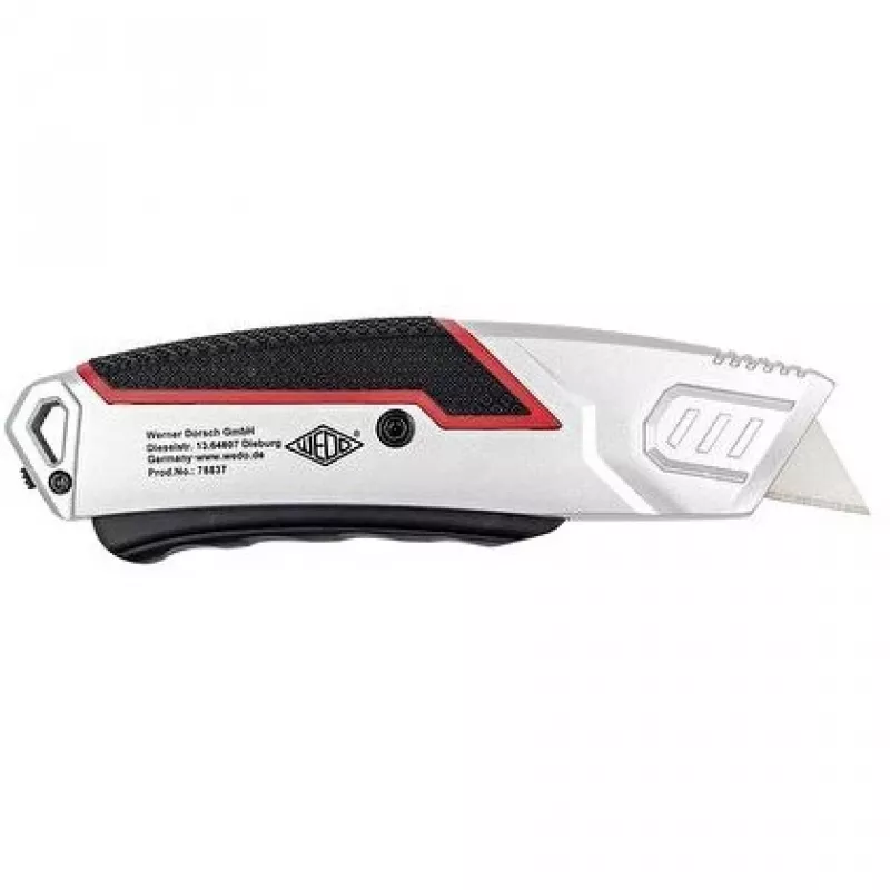 Pjovimo peilis Wedo 78 837 juoda raudona sidabrinė snap-off 60 mm 166 mm